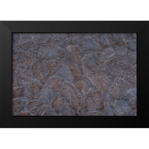 Texture 15 Black Modern Wood Framed Art Print by 1x Studio III