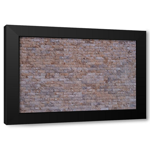 Texture 16 Black Modern Wood Framed Art Print by 1x Studio III