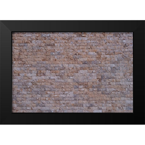 Texture 16 Black Modern Wood Framed Art Print by 1x Studio III