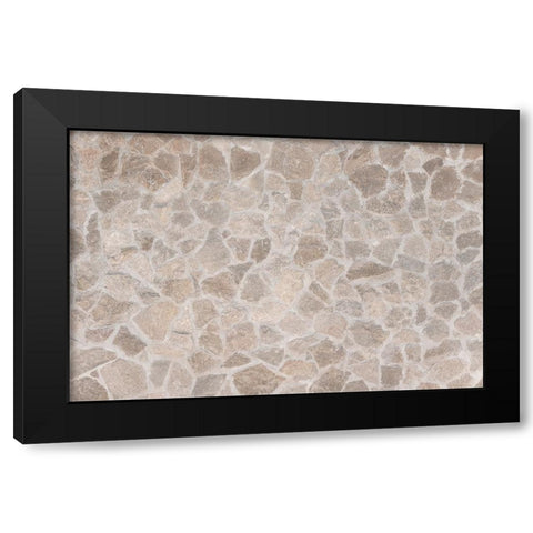 Texture 20 Black Modern Wood Framed Art Print with Double Matting by 1x Studio III