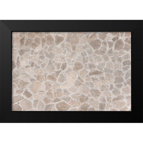Texture 20 Black Modern Wood Framed Art Print by 1x Studio III