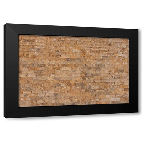 Texture 24 Black Modern Wood Framed Art Print with Double Matting by 1x Studio III