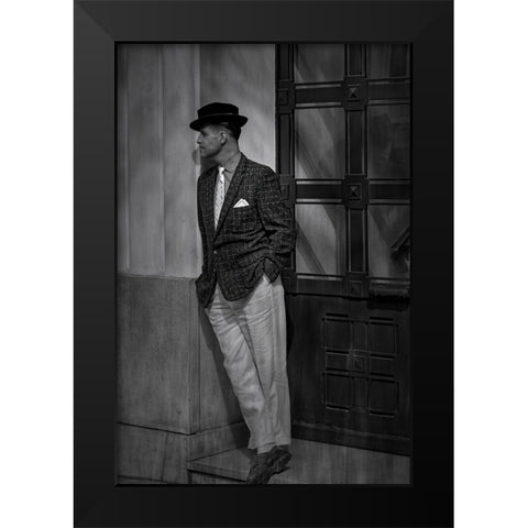 Waiting Black Modern Wood Framed Art Print by Dupont, Isabelle