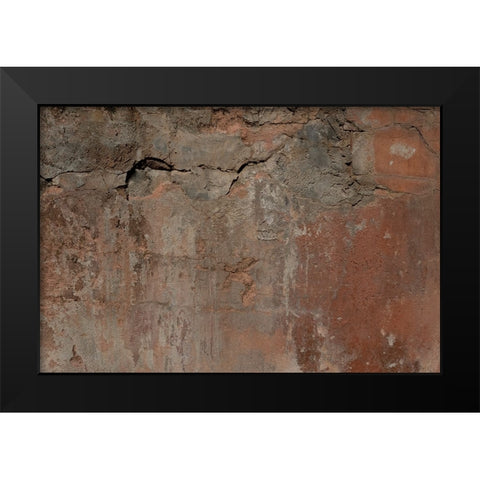 Texture 27 Black Modern Wood Framed Art Print by 1x Studio III