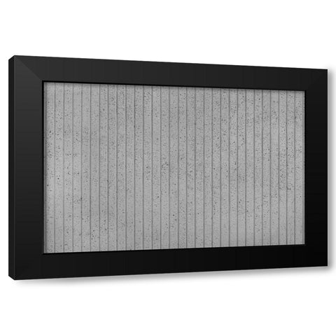 Texture 33 Black Modern Wood Framed Art Print with Double Matting by 1x Studio III