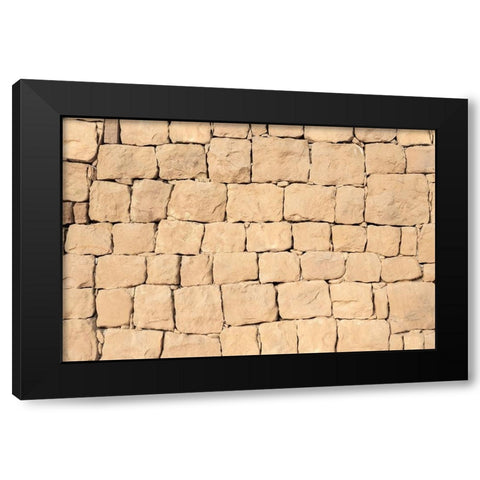 Texture 35 Black Modern Wood Framed Art Print with Double Matting by 1x Studio III