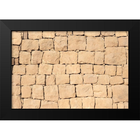 Texture 35 Black Modern Wood Framed Art Print by 1x Studio III