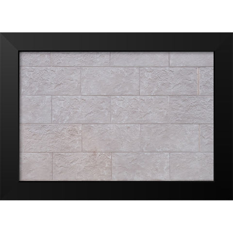 Texture 36 Black Modern Wood Framed Art Print by 1x Studio III