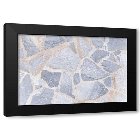 Texture 37 Black Modern Wood Framed Art Print by 1x Studio III