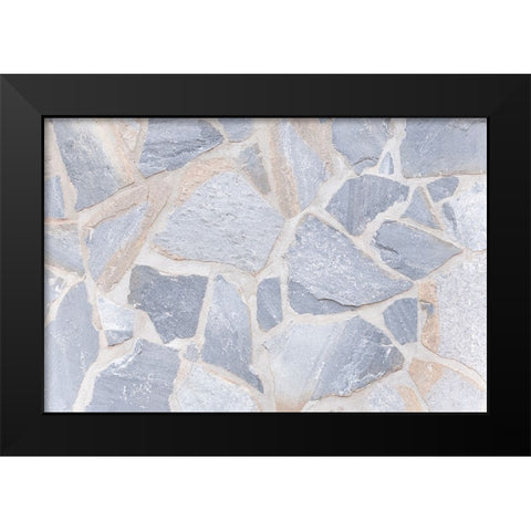 Texture 37 Black Modern Wood Framed Art Print by 1x Studio III