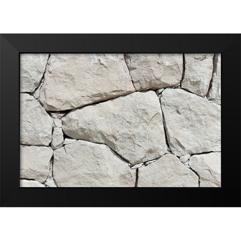 Texture 39 Black Modern Wood Framed Art Print by 1x Studio III
