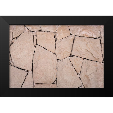 Texture 38 Black Modern Wood Framed Art Print by 1x Studio III