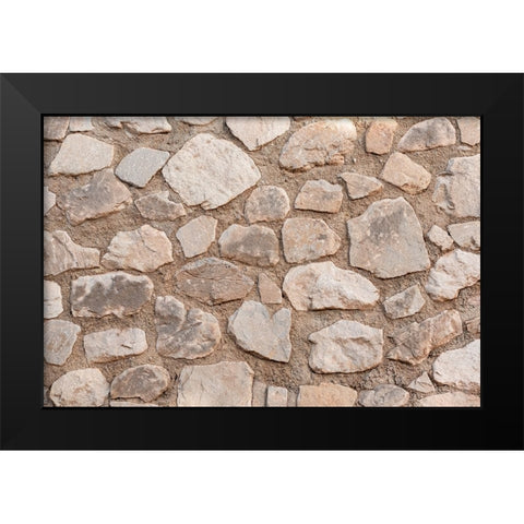 Texture 43 Black Modern Wood Framed Art Print by 1x Studio III