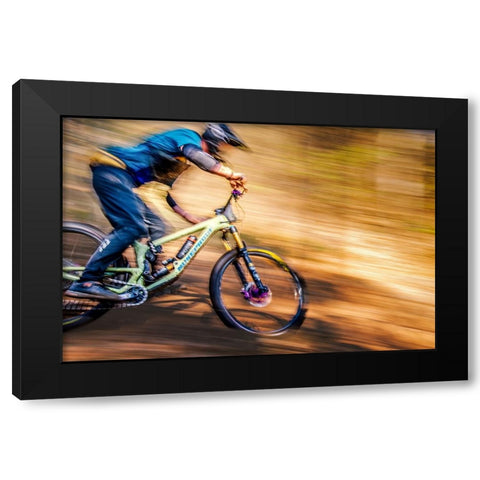 Max speed Black Modern Wood Framed Art Print by Pettersson, Benny