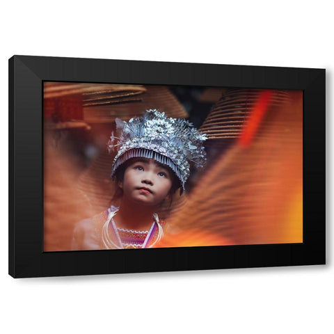 Saving Face - The Anthology - III Black Modern Wood Framed Art Print by Steverson, Michael