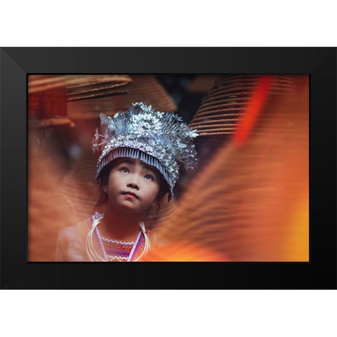 Saving Face - The Anthology - III Black Modern Wood Framed Art Print by Steverson, Michael