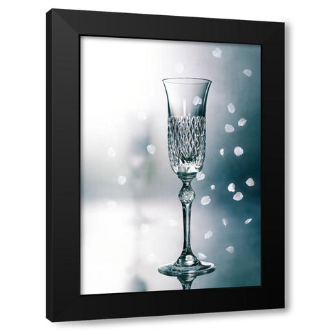 Fleeting beauty Black Modern Wood Framed Art Print by Hirai, Takiko