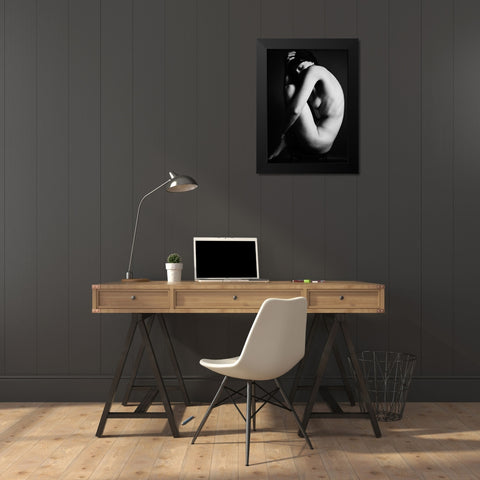 Ivy Rose, No. 00998 Black Modern Wood Framed Art Print by FiguraNYC Photography