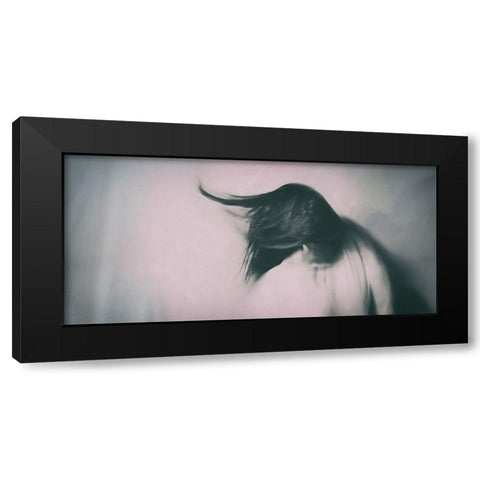 Absent Heart Black Modern Wood Framed Art Print with Double Matting by Sherin.Abdou
