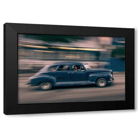 White Nails Black Modern Wood Framed Art Print by Bauer, Andreas