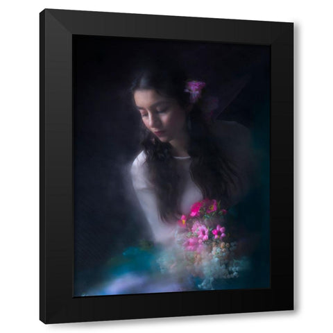 Beautiful Black Modern Wood Framed Art Print by Marjanmashhadi