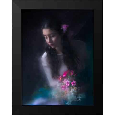 Beautiful Black Modern Wood Framed Art Print by Marjanmashhadi