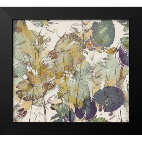 Lily impression Black Modern Wood Framed Art Print by Talen, Nel
