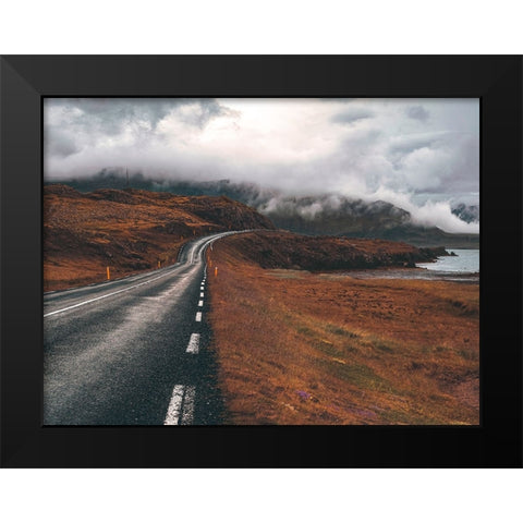 Iceland Road Trip Black Modern Wood Framed Art Print by Artemiadi, Dora