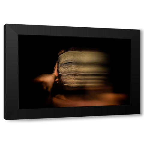 Untitled Black Modern Wood Framed Art Print by Hermann, Steve