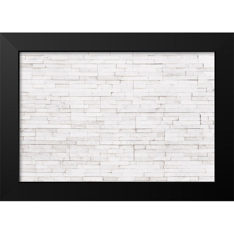 Texture 53 Black Modern Wood Framed Art Print by 1x Studio III