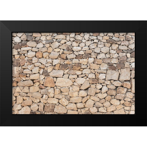Texture 63 Black Modern Wood Framed Art Print by 1x Studio III