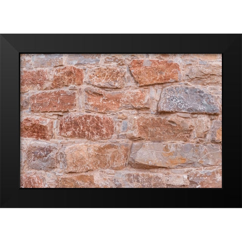 Texture 67 Black Modern Wood Framed Art Print by 1x Studio III