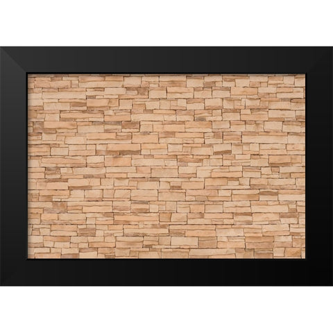 Texture 76 Black Modern Wood Framed Art Print by 1x Studio III