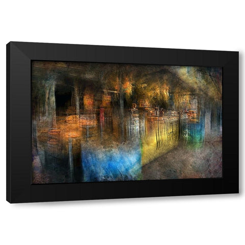 Typical Dutch Black Modern Wood Framed Art Print by Van Der, Jan