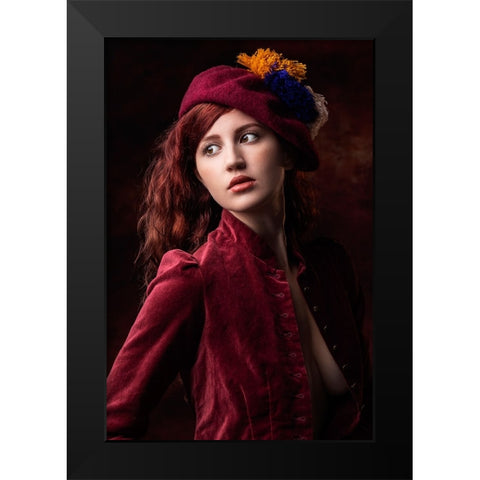 From Days Gone By Black Modern Wood Framed Art Print by Slotboom, Jan