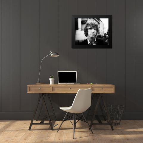 Tokyo Black Modern Wood Framed Art Print by Klein, Kurt