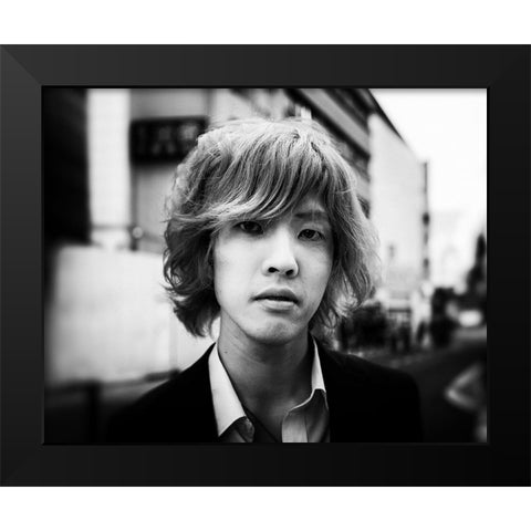 Tokyo Black Modern Wood Framed Art Print by Klein, Kurt