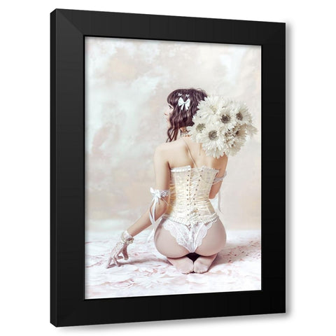 Theres a girl out there with love in her eyes and flowers in her hair Black Modern Wood Framed Art Print with Double Matting by Bolgov (Axe), Ruslan
