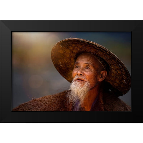 River Stories - II Black Modern Wood Framed Art Print by Steverson, Michael