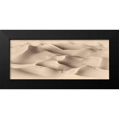 Art of sand III Black Modern Wood Framed Art Print by Mao, Dianne