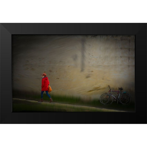 Vera Black Modern Wood Framed Art Print by Gustafson Pro, Clas