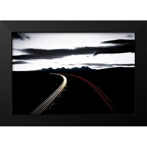 White or red is correct? Black Modern Wood Framed Art Print by Ignac, Dusan