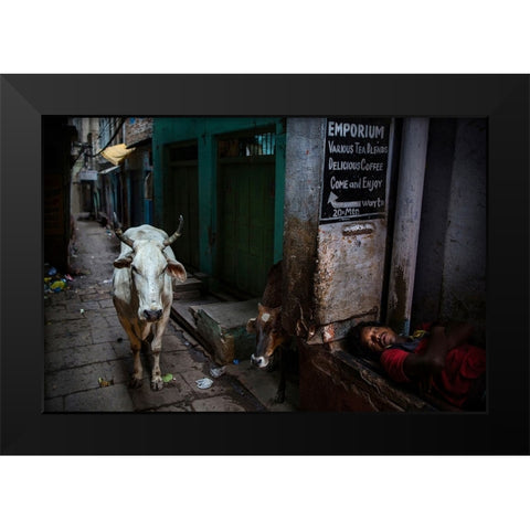 Interludes IV - A Photo Collection Black Modern Wood Framed Art Print by Steverson, Michael