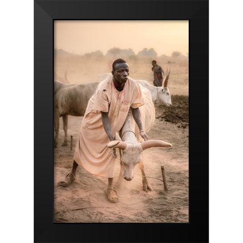 A Symbiotic Bond Black Modern Wood Framed Art Print by Cole, Trevor