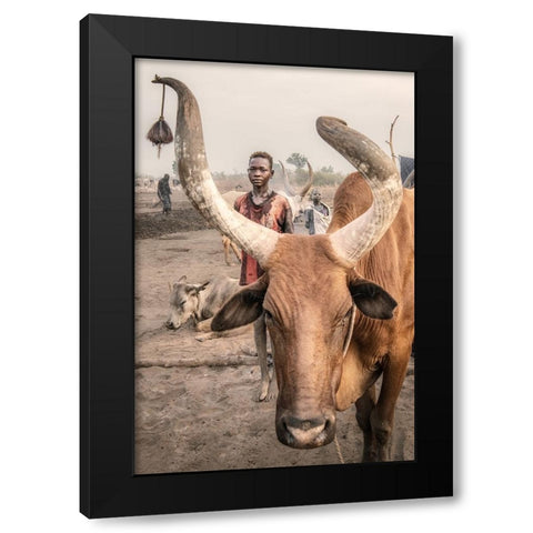 Another Life Black Modern Wood Framed Art Print by Cole, Trevor