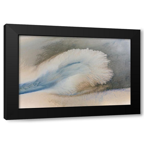Cape Sands Black Modern Wood Framed Art Print with Double Matting by Esposito, Ed