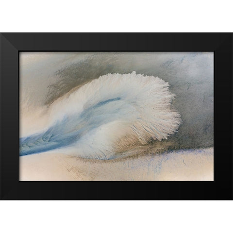 Cape Sands Black Modern Wood Framed Art Print by Esposito, Ed