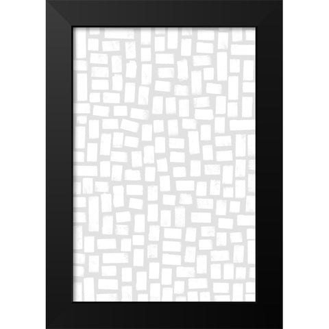 What I Love About You Black Modern Wood Framed Art Print by Uplusmestudio