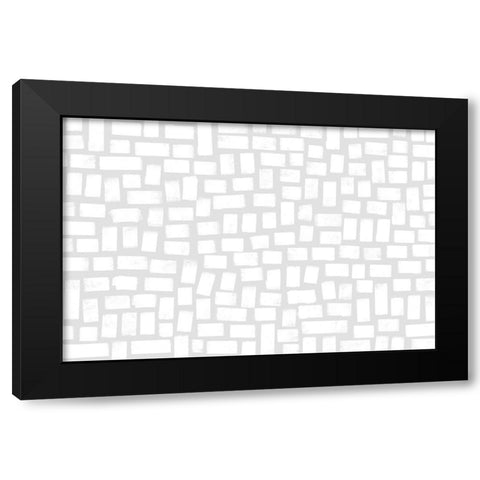 What I Love About You Black Modern Wood Framed Art Print by Uplusmestudio