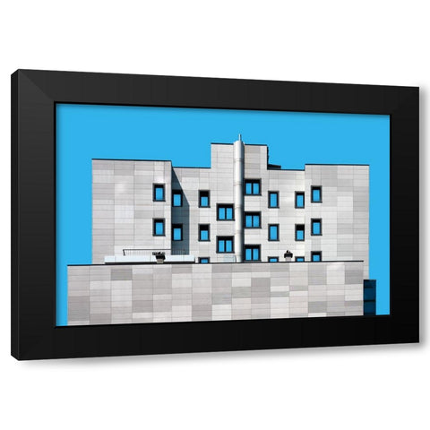 Nested Facade Black Modern Wood Framed Art Print by Hawerkamp, Hans-Wolfgang